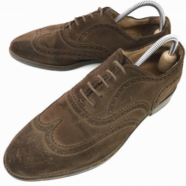 

Vintage 80s-90s McGREGOR Leather Wingtip Dress Business Shoes Size 26.0 Brown(USED)