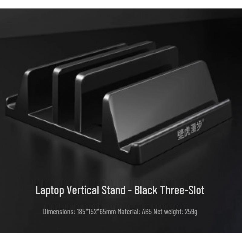Laptop Vertical Stand and Desktop Storage Rack Bracket