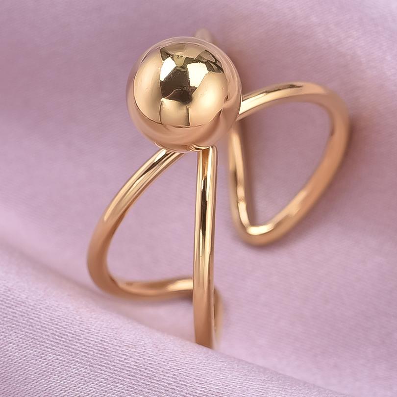 1/5Ppcs/Lot Real Gold Plated Stainless Steel Rings For Women Men Accessories Open Adjsutable Chunky Butterfly Heart Ring Anillos