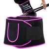 Waist Trainer Belt Women Elastic Sweating Waist Protective Fitness Body Shaping Belt (M)Rose Red