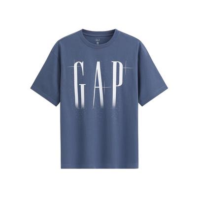 Gap Unisex 2026 Spring Logo Gradient Loose Short-Sleeve T-Shirt
