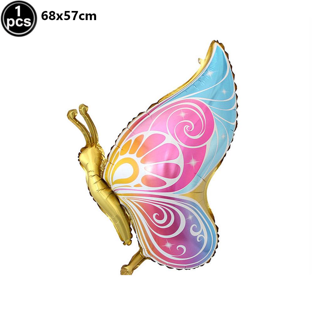Large Butterfly Foil Balloons Blue Green Purple Birthday Party Wedding Decorations Baby Shower Globos Kids Toys
