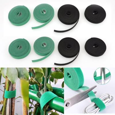 Green Plant Bandage Tie Adjustable Plant Support Reusable Fastener Tape Branch Cable Wire Storage For Home Garden Accessories