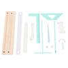 Bookbinding Supplies Kit Multifunctional Portable Bookbinding Scrapbooking Tool Set for Diary Mini Album