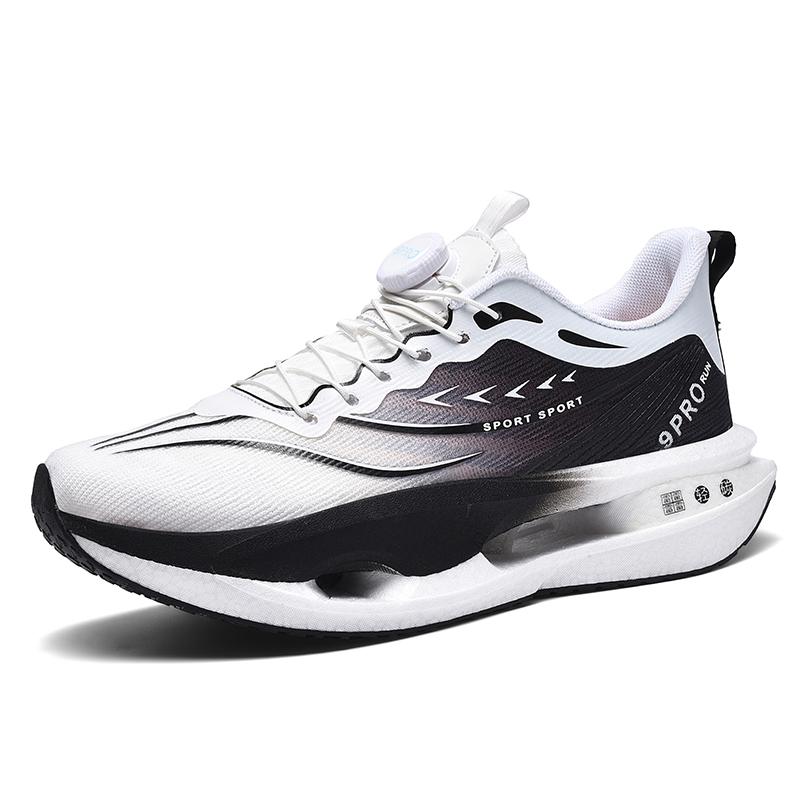 Couple Running Shoes Breathable Mesh Trendy Sneakers Lightweight Non-slip Platform Cushioning Jogging Shoes for Men Women