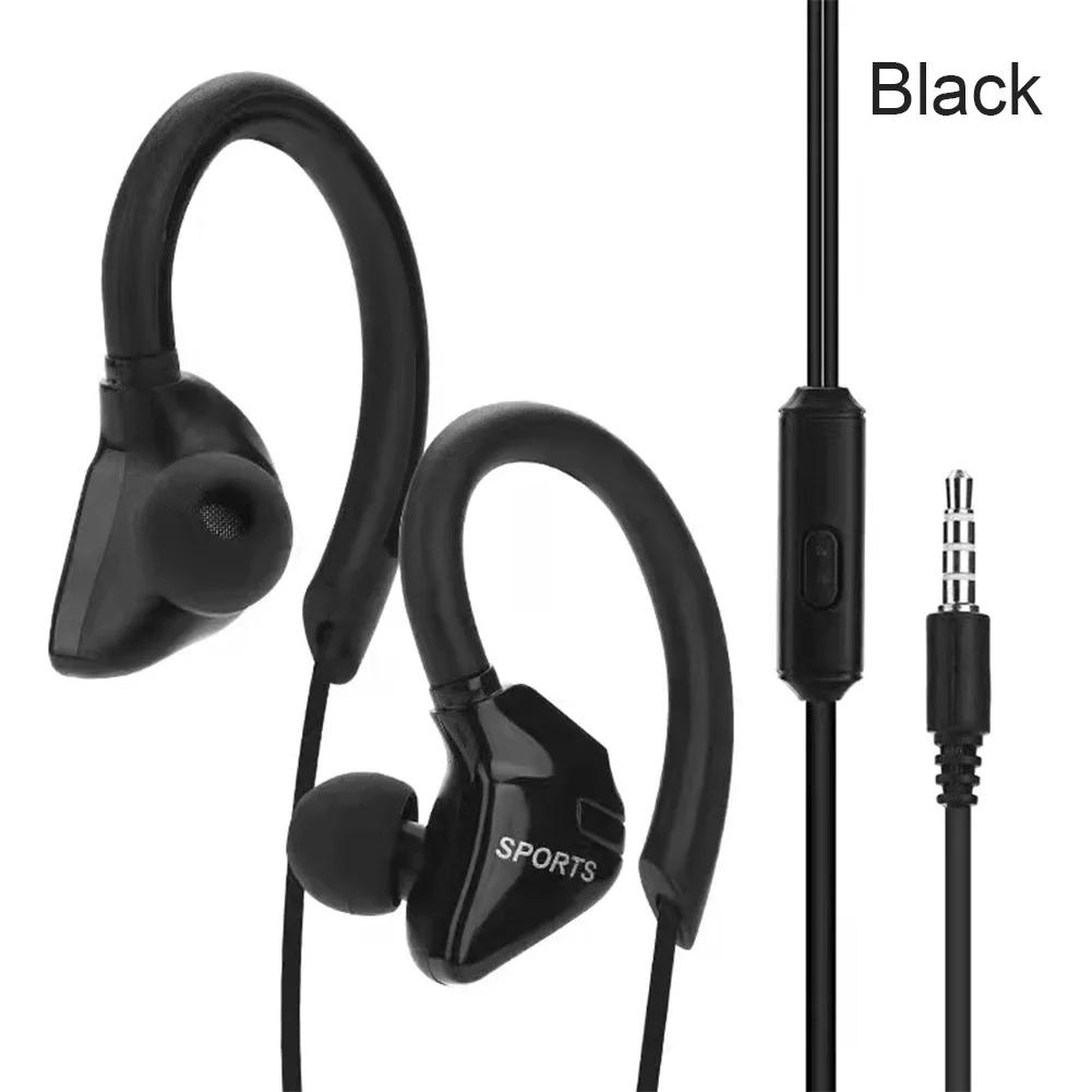 S760 Wired In-ear Waterproof Earphones Ear Hook Earbuds Stereo Super Bass Headphones Sport Headset with Microphone