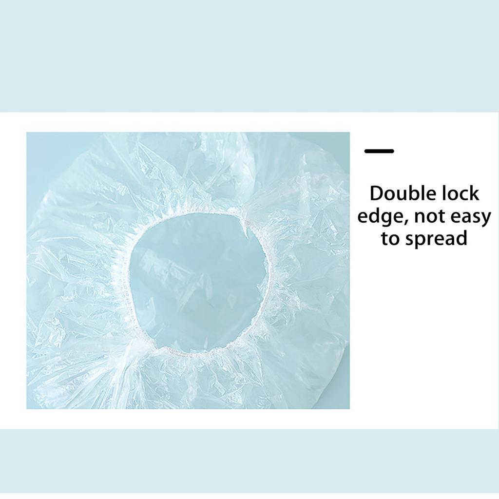 Universal Fresh Storage Bags, Stretch Plastic Food Covers For Meal (200 Pc)