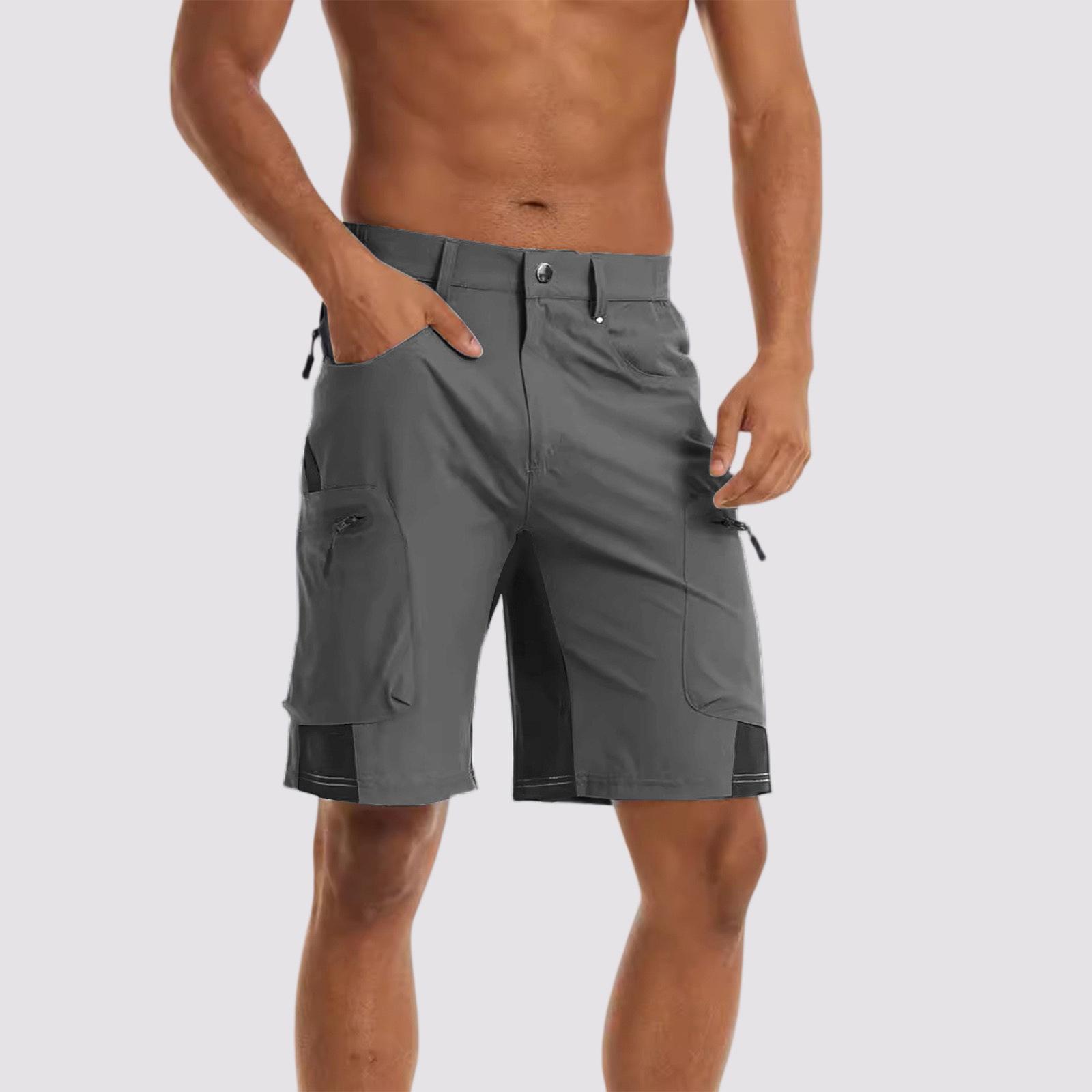Summer Casual Pants, Workwear Shorts, Men s Thin Cropped Pants M