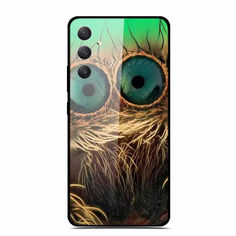 Samsung A35 5G Tempered Glass Phone Case - Personalized Colorful Design