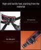 NNSX Leather Wolf Fang Mouthpiece & Lingerie Couple Set