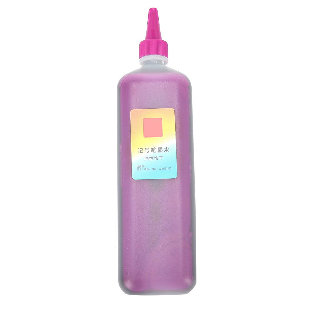 Marker Refill Ink Color Permanent Poster Pen Replenishing Liquid Art Craft Supplies200ml Peach Pink