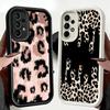Phone Case for Samsung Galaxy A17 A16 A15 A14 A13 Leopard Print Trend Desgin A56 A36 A26 A55 A35 A25 A54 A34 A24 A53 A33 A23 A07