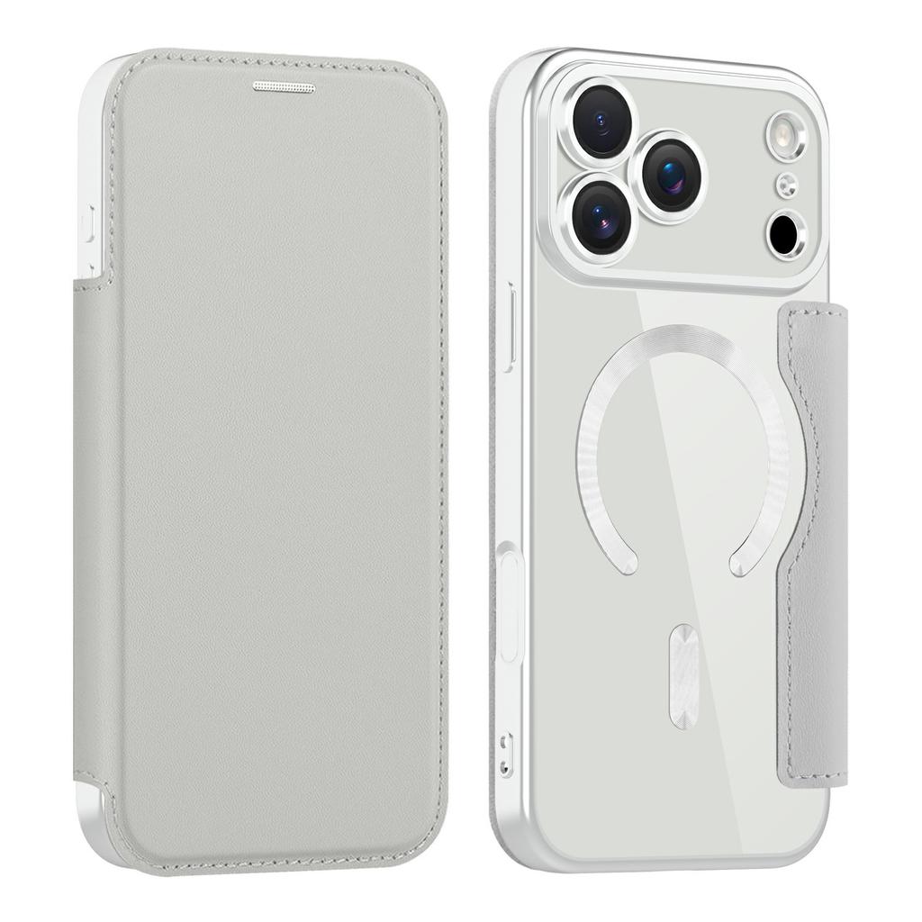 For iPhone 17 Pro Max Case Compatible with MagSafe RFID Blocking Leather Phone Cover