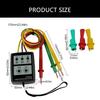 3 Phase Sequences Presences Rotation Tester Indicator Detectors Meter with LED 60V-600V 3 Phase Rotation Tester Tool