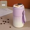 Smart Temperature Display Stainless Steel Travel Mug - Portable Insulated Coffee Cup