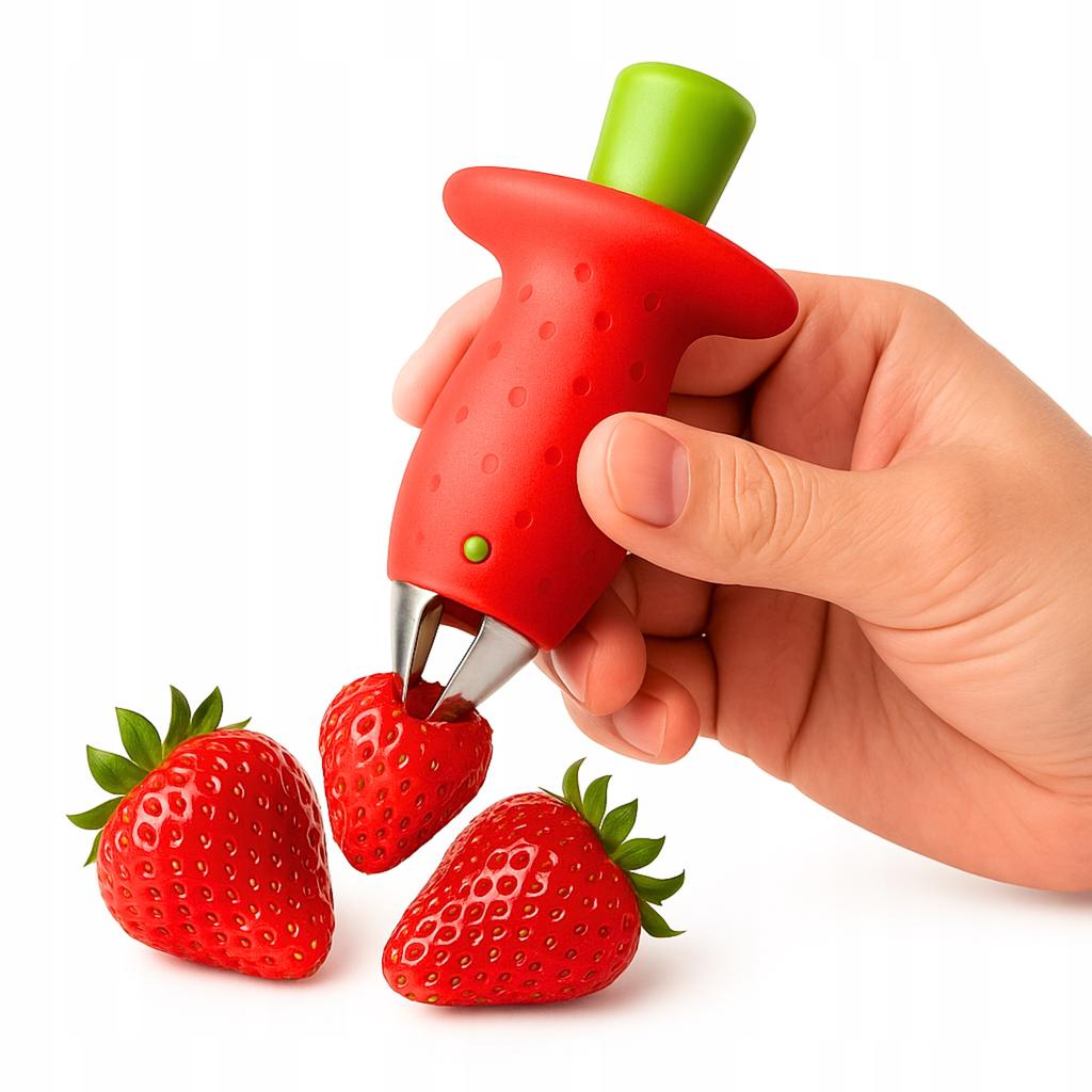 Strawberry Stem Tongs Peeler Stoning Device