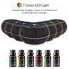 Diffuseur d'Huiles Essentielles et Humidificateur d'Air 550ml Grande Pièce avec 6 Huiles Premium, Télécommande, Lumière LED 7 Couleurs, Minuterie Automatique - Pe