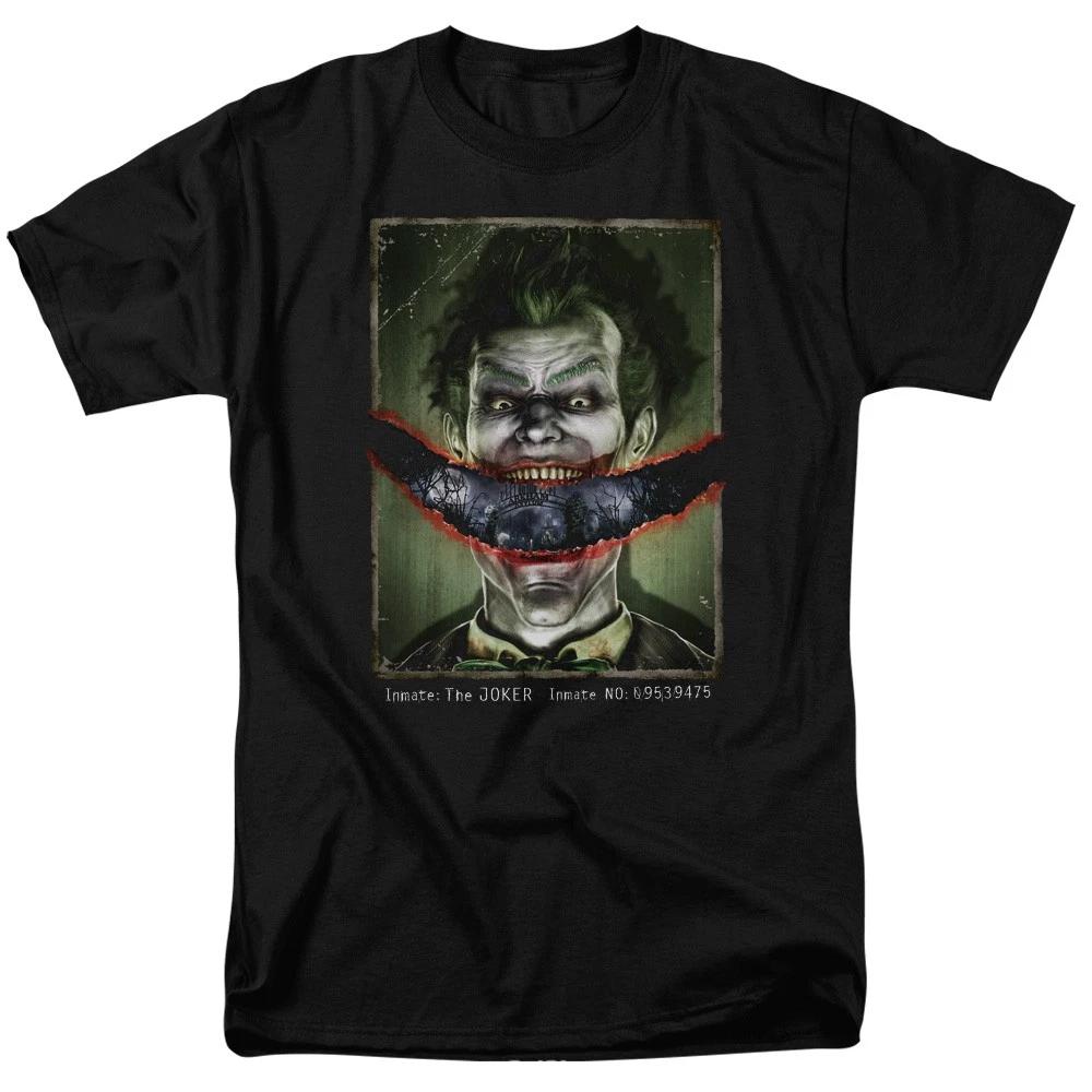 DC Comics - Batman Arkham Asylum - Split Lip - Unisex Children s T-shirt - Black 130