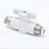 4 6 1/4" 8 10 12mm OD Tube BUC BUL Straight  Elbow Pneumatic Air FittingThrottle Valve Speed Control Push To Connect Quick Relea