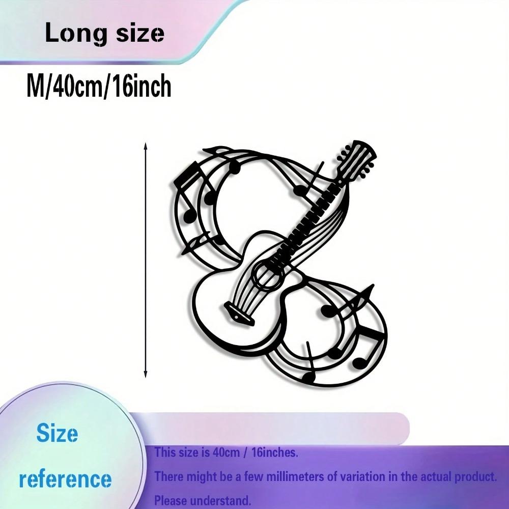 Modern Music Note Iron Wall Art Handcrafted Minimalist Decor Living Room Studio Gift