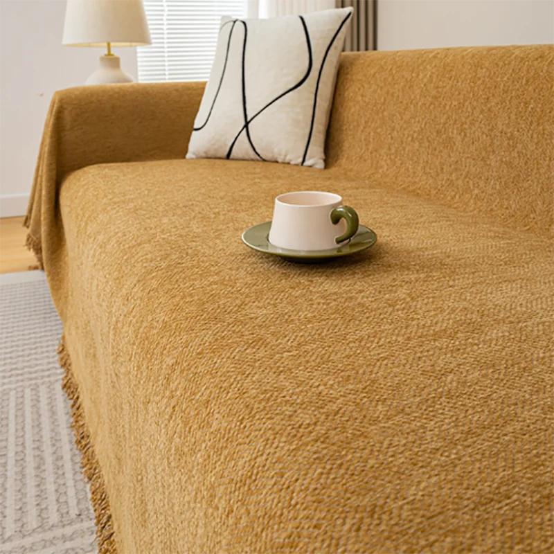 Shaggy Cover Cloth New Sofa Cushion  Four Seasons Universal High-grade Universal All-inclusive Cover Sofa Cover Blanket