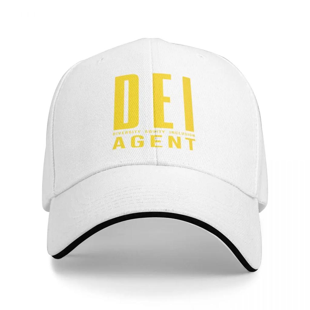 DEI Agent Baseball Cap Golf Hat Rave funny hat Hats Woman Men's