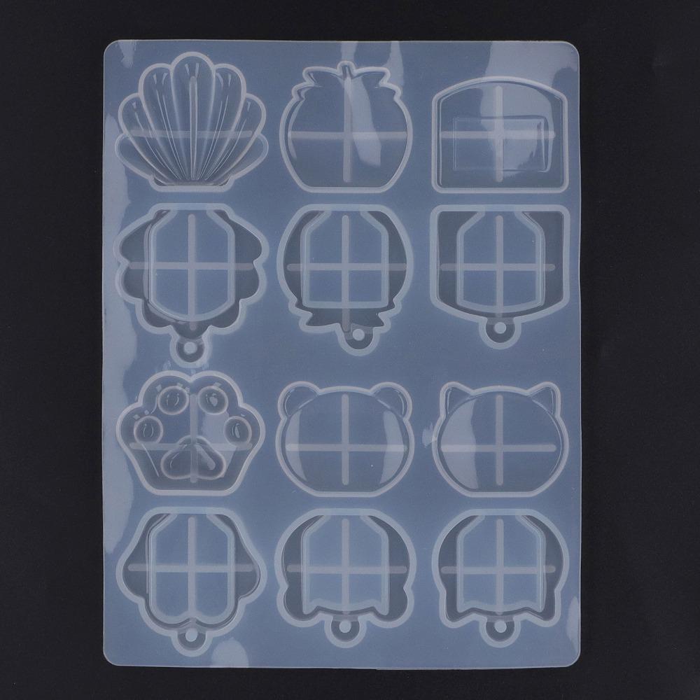 1pcs Reusable Mold Epoxy Resin Mold DIY Craft Supply Keychain Making Kit For DIY Keychains