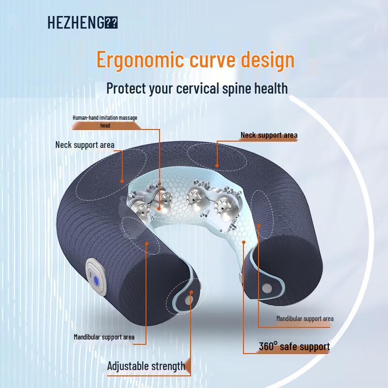 Hezheng Portable U-shaped Cervical Neck Massager