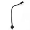 DC5V USB L40cm long gooseneck CNC Machine Light with Switch Black Silver 4000K LED Bedside Reading Lamp for Working Repairing