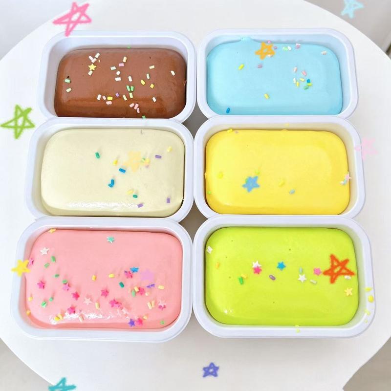 Slow Rebound Squeeze Toy 1Pcs Realistic Bread Simulation Soft Sticky Stress Relief Fidget Toy for Home Office Play