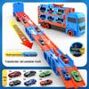 Children's Extra Large Transforming Toy Car Track & Alloy Racing Truck Set