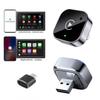 2-in-1 Wireless CarPlay Android Auto Adapter USB USB-C Dongle Plug and Play Fast Auto Connect No Delay Compact for Car Screen