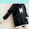 Bts Hoodie Bangtan Hooded Sweatshirt With Stylish Patchwork Design And Spacious Pocket