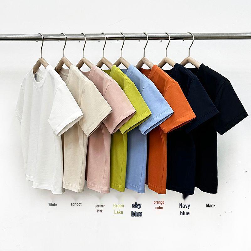 Customizable Kids' UV Protection Quick-Dry T-Shirt In 230g Cool Cotton, Short-Sleeved, Moisture-Wicking for Boys & Girls