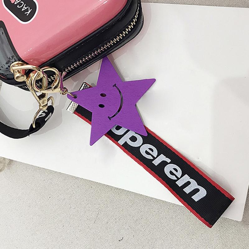 SCIONE Bolsa de Ombro Mini Câmera 2025 Nova PU Pintada Bolsa Fofa para Menina Moda Personalidade Coringa Bolsa Transversal