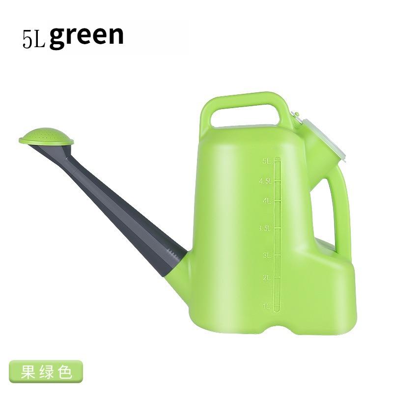 Large Thiened 5L Plastic Long Mouth Watering Can Gardening Household Flower Sprang Hose Garden Tool Flower Bed Sprayer