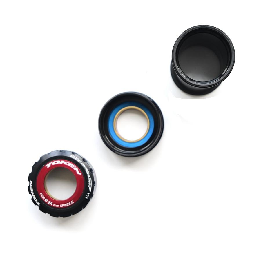 TOKEN Bicycle BB Ceramic Bearing Bottom Bracket, T47 68 73mm Frame, BB47R24 BB47R29 68mm 73mm 24mm 29mm TBT