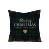 Linen Christmas Pillowcase Home Christmas Sofa Pillowcase Christmas