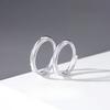 Luminous Mobius Ring, Couple Ring, Men's and Women's Pair Ring, Fashionable Versatile Plain Ring, Sweet Ins Style Jewelry.
