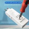 Wall Outlet Extension Electrical Socket 180 Degree Plug Adapter Mexico Canada Travel Adapter Portable Power Adapter