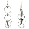 Stainless Steel Bird Swing Toy For Small Parrots Safe Chewable Chain Perch With Metal Materials