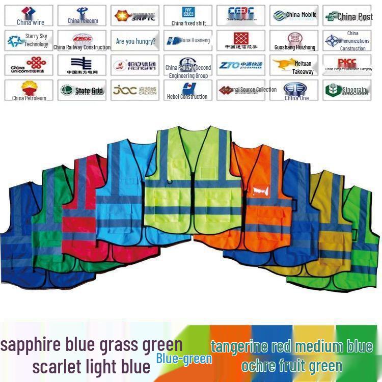 Breathable Mesh Reflective Safety Vest for Construction and Gardening