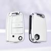 Car TPU Key Case Cover For VW Volkswagen Golf 7 MK7 Tiguan MK2 T-roc T-cross Skoda Octavia Kodiaq Karoq Seat Ateca Leon Fob