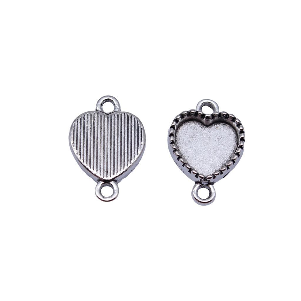Vintage Metal Bezel Frames Resin Art Bezel Connectors For Photo Craft