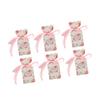 50 Set Wedding Favor Boxes Floral Pattern Retro Style Easy Assemble Candy Boxes Party Favors with