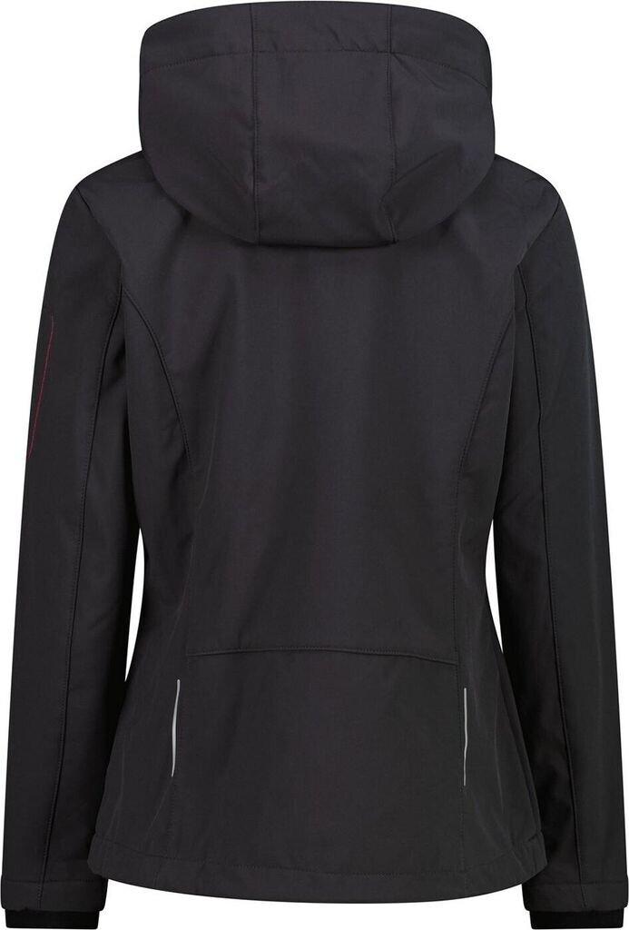 Куртка CMP softshell jacket zip hood women (39A5006) женская куртка softshell с отстегивающимся капюшоном (39A5006) антрацит/фестиваль