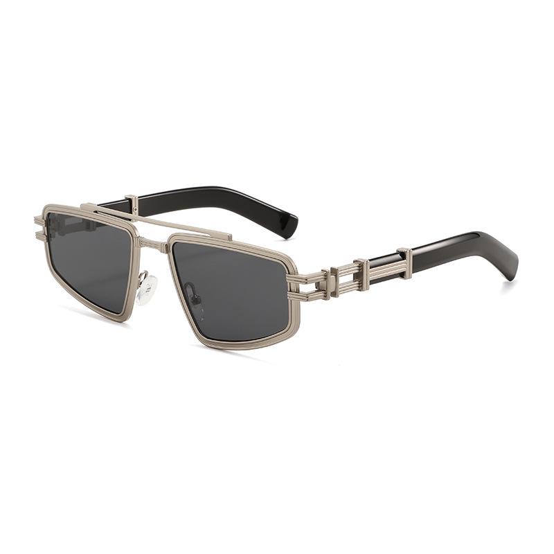 

Chic Euro-American Double-Beam Retro Sunglasses for Stylish Versatile Driving Regular