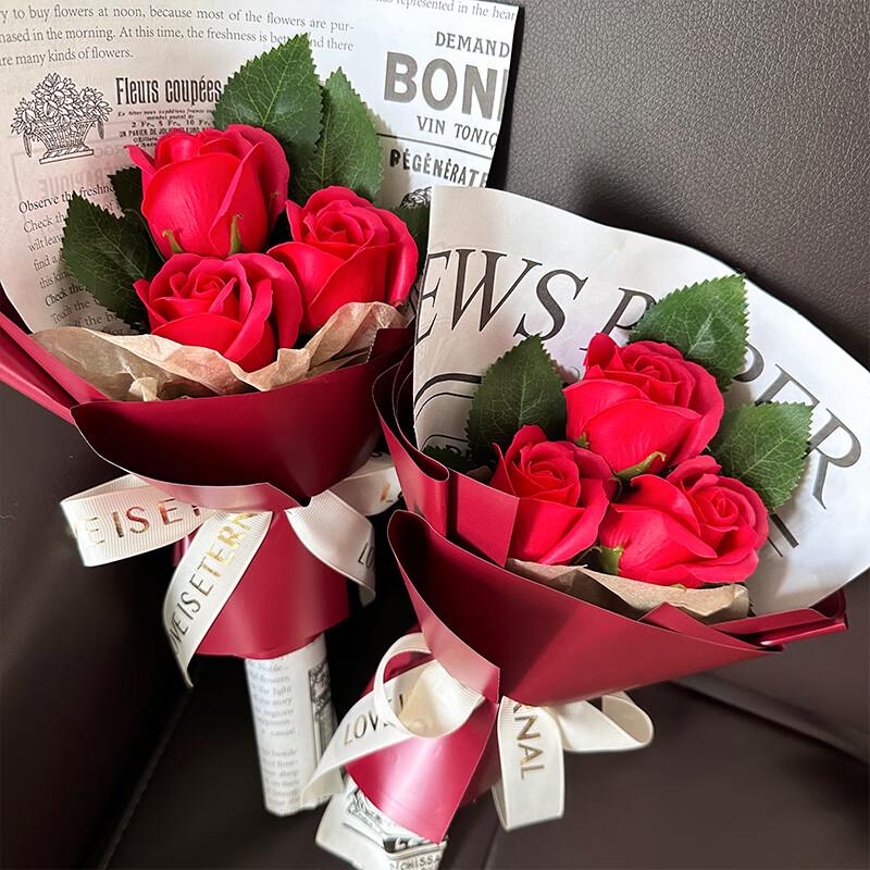 Everlasting Soap Flower Bouquet Gift Set