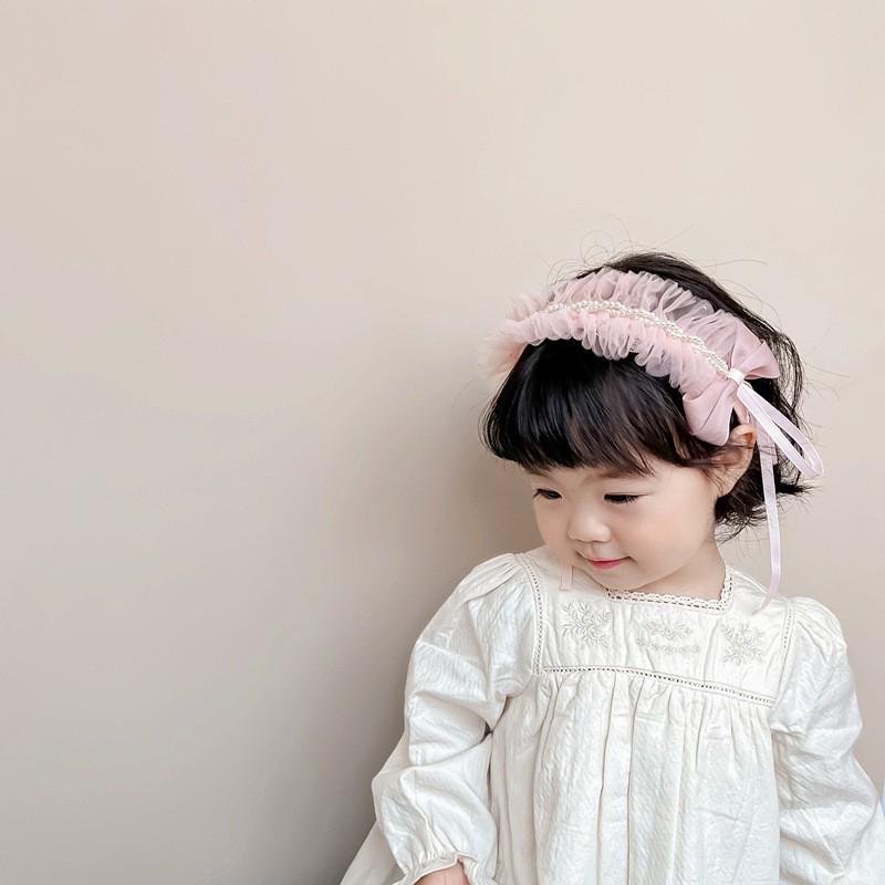 French Retro Princess Lace Pearl Lolita Headband & Hair Accessories