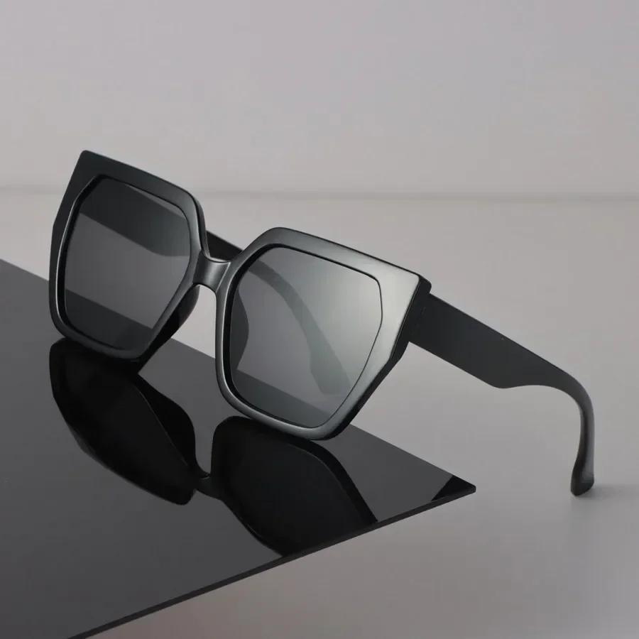 Ochelari de Soare Pătrați Vintage Femei Bărbați Retro Casual Modă Negru Clar Ochelari de Soare Ochelari de Damă